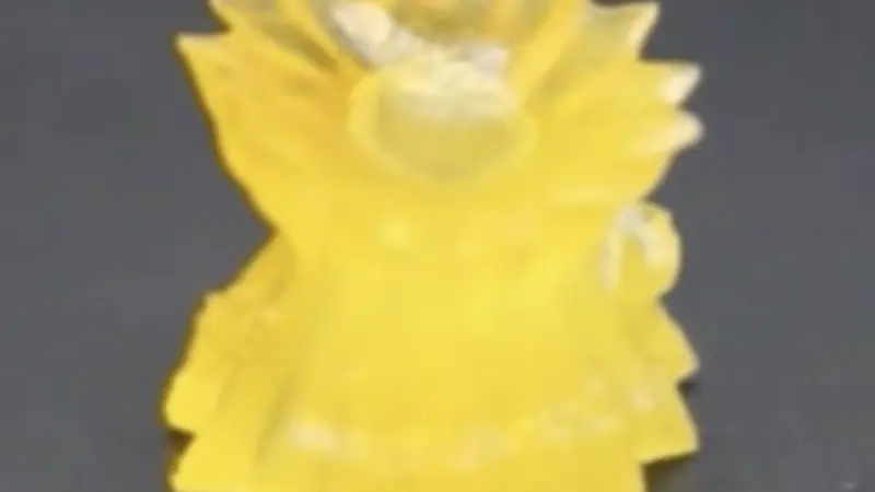 The liquid crystalline elastomer structures printed by Devin Roach of the OSU College of Engineering and collaborators can crawl, fold and snap directly after printing.