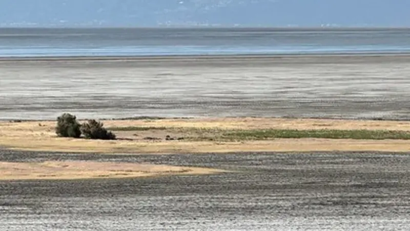 Great Salt Lake in 2024. Photo by Brian Richter, president, Sustainable Waters