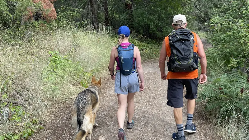 Hikers in Boulder Mountain Park, Colorado