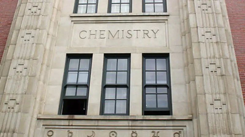 Front of Gilbert Hall, the OSU chemistry building