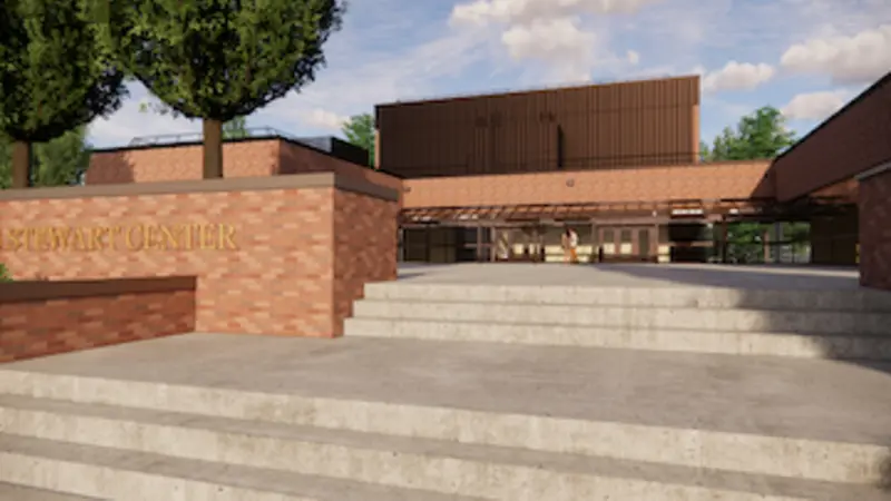 The LaSells Stewart Center drawing