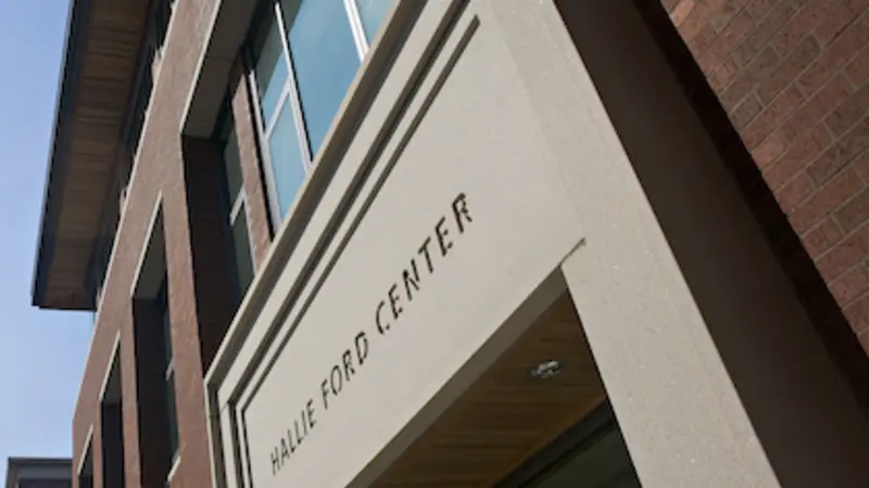 Exterior shot of Hallie Ford Center on OSU campus