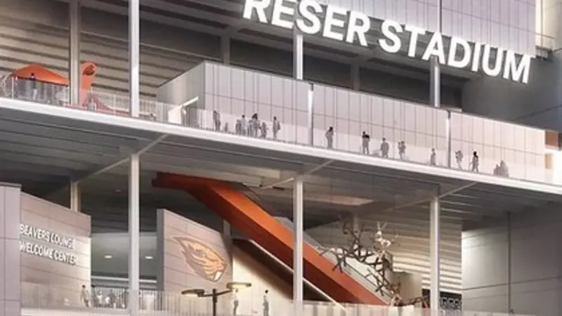 Reser Stadium. Image provided by Hoffman Construction