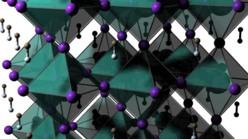 Perovskite crystal structure