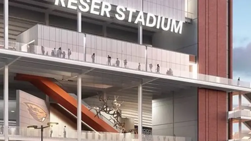Reser Stadium. Image provided by Hoffman Construction
