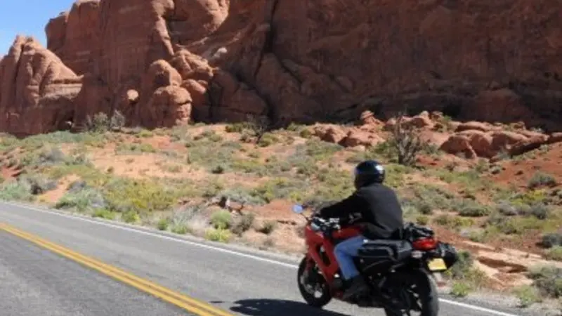 Arches NP, photo by David Patton, Riding The Edge Photography