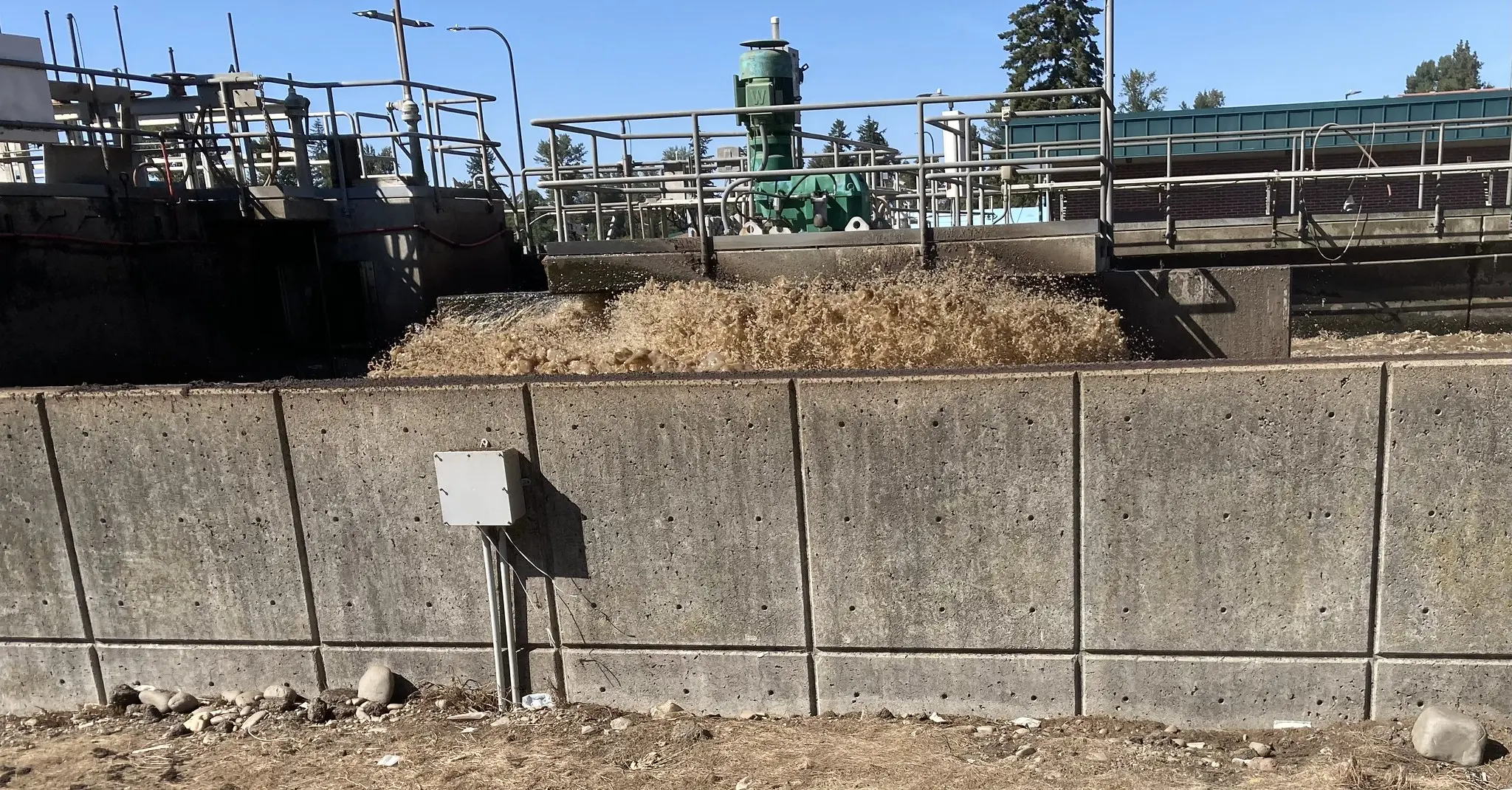 Wastewater treatment plant in Lebanon, Oregon