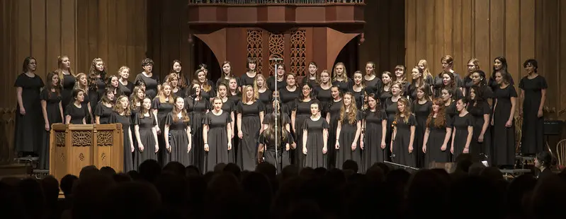 OSU's Bella Voce choir in performance