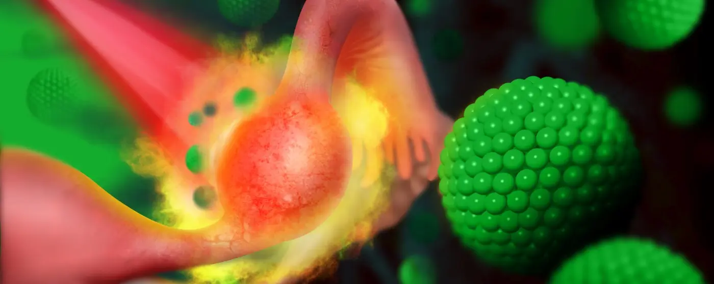 Graphic: Nanomedicine for treating ectopic pregnancy (credit: Parinaz Ghanbari)