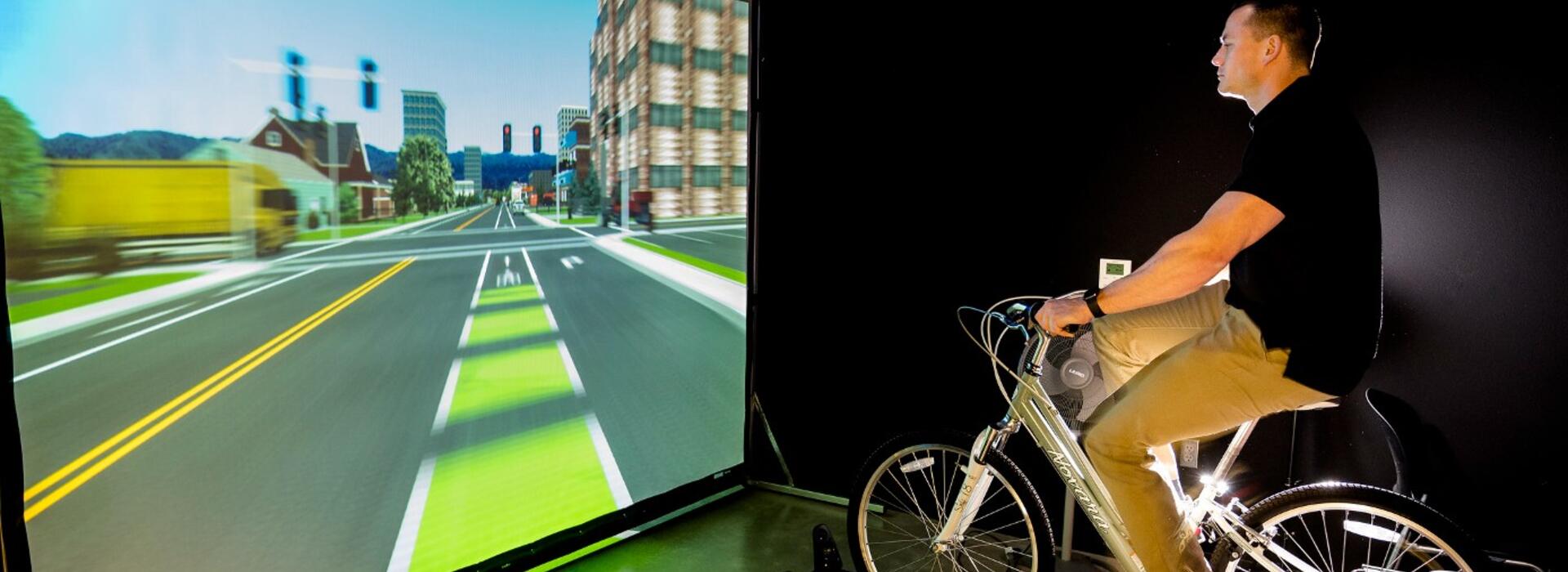 Cyclist in OSU simulator