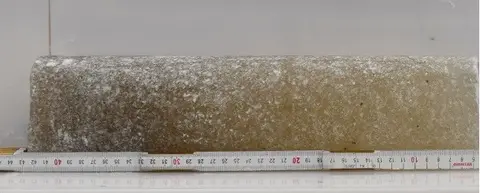 A core of 6-million-year-old Antarctic ice. 
